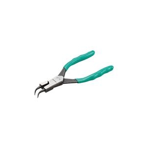 トラスコ中山 TRUSCO　スナップリングプライヤー　孔用　Φ0．8　曲爪50型 50-0B-イメージ1