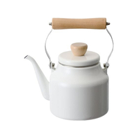 パール金属 ホーロードリップストレートケットル1.5 ホワイト FC666NM-HB-924