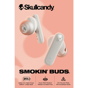 Skullcandy 完全ワイヤレスイヤホン SMOKIN' BUDS WHITE ORANGE S2TAW-S951-イメージ3