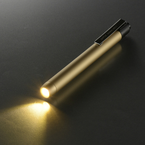 オーム電機 LEDペンライト 20ルーメン 電球色 ゴールド LH-PY1L-G2-イメージ2