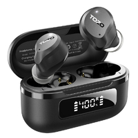 TOZO ノイズキャンセリング完全ワイヤレスイヤホン AeroSound ブラック TZ-T11124BK