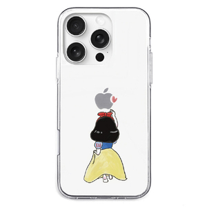 AKAN iPhone 16 Pro Max用ソフトクリアケース お姫様 AK27002I16PM-イメージ1