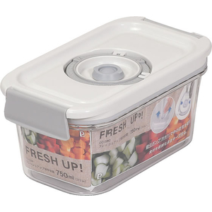 パール金属 フレッシュアップ 真空保存容器 750mL スリム FCJ910D-HC-1239-イメージ2