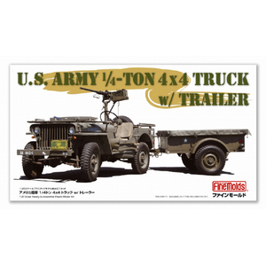 ファインモールド 1/20 アメリカ陸軍1/4トン 4x4トラック (トレーラー・機関銃付) 1/20スケールプラスチックモデル組み立てキット 82002アメリカ14トン4X4トラツ ファインモールド 1/20 アメリカ陸軍1/4トン 4x4トラック (トレーラー・機関銃付) 1/20スケールプラスチックモデル組み立てキット 82002アメリカ14トン4X4トラツ