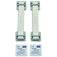リンテック 冷蔵庫ストッパー 2本入り ライトグレー RY902BGP