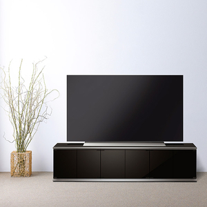 朝日木材 ～70V型まで対応 テレビ台 DLX-Style ブラック SP-DLX1600-イメージ6