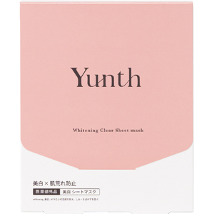 Yunth 薬用 美白シートマスク 6枚入 YUNTHヤクヨウビハクシ-トマスク Yunth 薬用 美白シートマスク 6枚入 YUNTHヤクヨウビハクシ-トマスク
