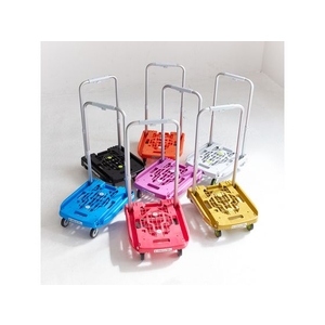 トラスコ中山 樹脂台車 カルティオミニ weego オレンジ FC524HS-8187005-イメージ4