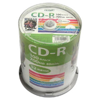 磁気研究所 データ用CD-R 700MB 52倍速対応 インクジェットプリンタ対応 100枚入り HDCR80GP100