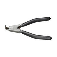 TONE スナップリングプライヤ（ベントタイプ　軸用）　全長１３０ｍｍ　リング使用範囲１０～２５ｍｍ SRPS-125B
