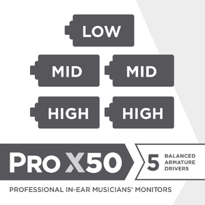WESTONE AUDIO 有線イヤホン Pro X50 WA-UM-PRO-X50-イメージ2