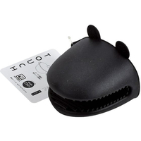 パール金属 TOUCH シリコーンカエルミトン ブラック FC498NN-CC-1532