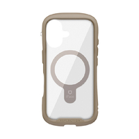 Ｈａｍｅｅ iPhone 16用MAGSYNQ強化ガラスクリアケース IFACE REFLECTION ベージュ 41-980033