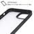 レイアウト iPhone 14/13用マットハイブリッドケース SHEER シアーホワイト/ブラック RT-P36BS4/WB-イメージ5