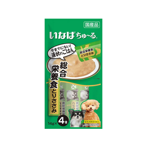いなば ちゅーる 総合栄養食 とりささみ 14g×4P F337599-イメージ1