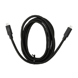 イツワ商事 USB TYPE-C TO C ケーブル 20GBPS PD240W 2．0M MODGET 黒 ITC20G2520BK-イメージ1