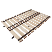 オスマック 桐製軽量幅広すのこベッド ロール式 ダブル MY-140
