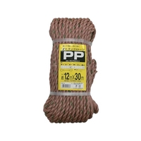 ユタカメイク ロープ PPトラックロープ(OB) 12×30 カッチ色1230バンド掛巻 FC958GT-3677427
