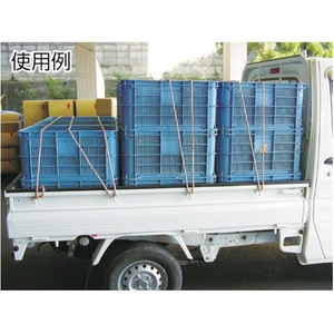 ユタカメイク ロープ PPトラックロープ(OB) 12×30 カッチ色1230バンド掛巻 FC958GT-3677427-イメージ5