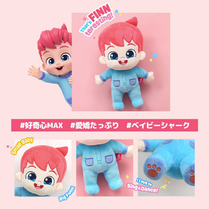 PINKFONG ベベフィン ぬいぐるみ 30cm ﾍﾞﾍﾞﾌｲﾝﾇｲｸﾞﾙﾐ30CM-イメージ4