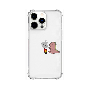 AKAN iPhone 13 Pro用ソフトタフケース たき火 ピンク AK21003I13P-イメージ1