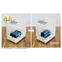 コロナ UF-HS5325R(W) 気化ハイブリッド式加湿器 ホワイト|エディオン