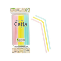 サンナップ カトラグリーン 曲がるカラーストロー 60本入 FCV2667-CTG-S60