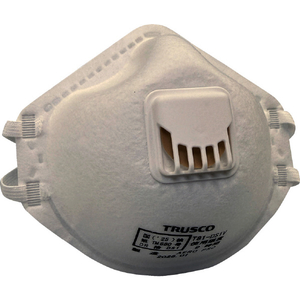 トラスコ 使い捨て式防じんマスク ＤＳ１ 排気弁つき（１０枚入） 国家検定 DS1 合格品 T81-DS1V-イメージ2