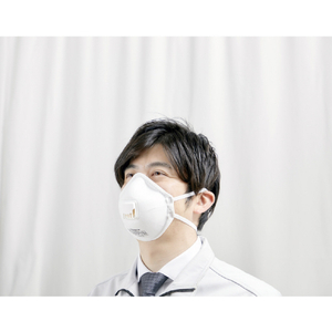 トラスコ 使い捨て式防じんマスク ＤＳ１ 排気弁つき（１０枚入） 国家検定 DS1 合格品 T81-DS1V-イメージ6
