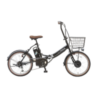 PELTECH TDN-206L-BK-8AH 20型電動アシスト自転車 外装6段