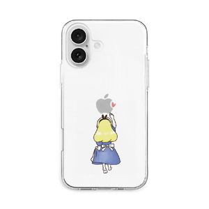 AKAN iPhone 16用ソフトクリアケース アリス AK27003I16-イメージ1