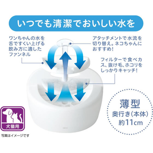 ジェックス ピュアクリスタル フィット 900ml ホワイト FCJ892J-イメージ5