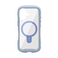 Ｈａｍｅｅ iPhone 16用MAGSYNQ強化ガラスクリアケース IFACE REFLECTION ペールブルー 41-980040
