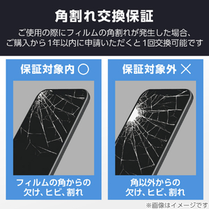 エレコム iPhone17 Pro用ガラスフィルム フレーム付 のぞき見防止 上下左右 ブラック PM-A25CFLGFPF-イメージ10