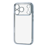 レイ・アウト iPhone 18 Pro用 / 17 Pro用 / ソフトケース 精密設計 フレームメッキ / ライトブルー RT-P58PFC2/LAM