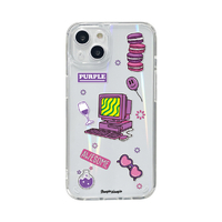BOOGIE WOOGIE iPhone 13用オーロラケース Purple BW22004I13PL