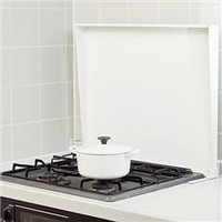 池永鉄工 システムコンロ用 ガスコンロカバー 75cm用 ホワイト IK2-75W