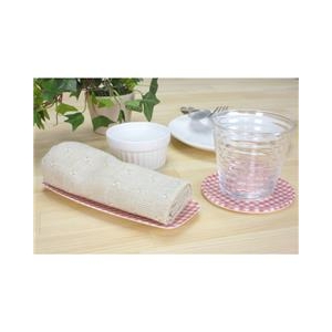 橋本達之助工芸 おしぼり入れ チェック ピンク ｵｼﾎﾞﾘｲﾚﾁｴﾂｸﾋﾟﾝｸ-イメージ2