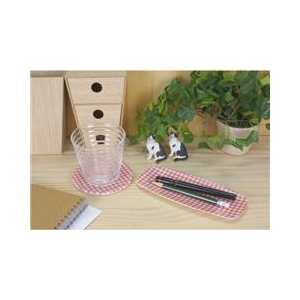 橋本達之助工芸 おしぼり入れ チェック ピンク ｵｼﾎﾞﾘｲﾚﾁｴﾂｸﾋﾟﾝｸ-イメージ3