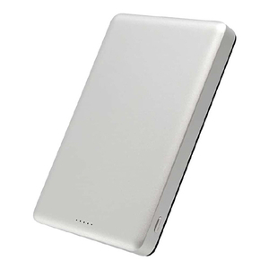 ラスタバナナ PD20W対応 TYPE-C1ポート 準固体薄型マグネット付ワイヤレス モバイルバッテリー 5000MAH シルバー RLI050WCC20W01SV-イメージ1
