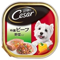 マースジャパンリミテッド シーザー　吟選ビーフ　野菜入り　100g CE27ｼｰｻﾞｰ ﾋﾞｰﾌ ﾔｻｲ 100G
