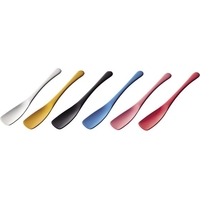 トーダイ すくいやすいアルミアイスクリームスプーン レッド 01400355 FCL5968-045098009