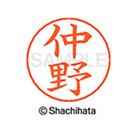 シヤチハタ ネームペン用ネーム シルバー 既製 仲野 FC47333-X-GPS-1562