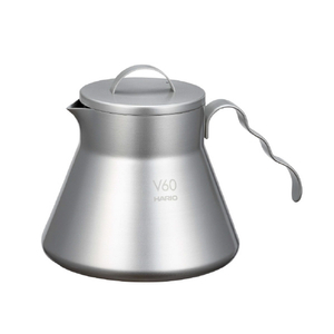 ハリオ メタルコーヒーサーバー 500ml ヘアラインシルバー O-VCSM-50-HSV-イメージ1