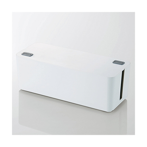 エレコム ケーブルボックス(6個口) EKC-BOX001WH エレコム ケーブルボックス(6個口) EKC-BOX001WH