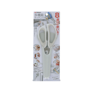 TAKAGI 多機能キッチンはさみMGケース付 グレー FCJ493W-4907052896147-イメージ1