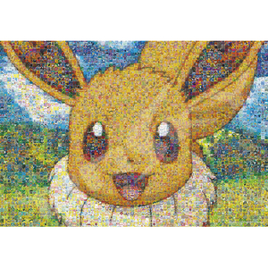エンスカイ ポケットモンスター ジグソーパズル500ラージピース 【ポケモンモザイクアートR-イーブイ-】 500T-L20 AT500TL20ﾓｻﾞｲｸｲ-ﾌﾞｲ-イメージ1