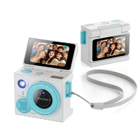 Hi-High ミニカメラ FLIPICKS(フリッピクス) WHITE×LIGHT BLUE HH-2421