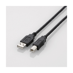 エレコム USB2．0ケーブル(5．0m) ブラック U2C-BN50BK-イメージ1