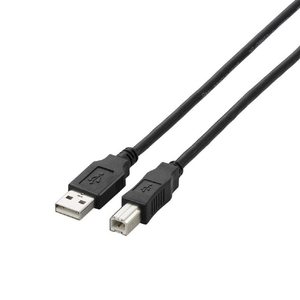エレコム USB2．0ケーブル(5．0m) ブラック U2C-BN50BK-イメージ2